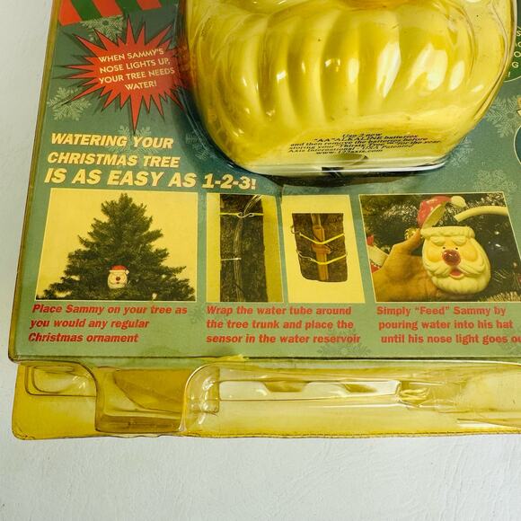 Vintage Axis Sammy The Soakin Santa Tree Watering Decoration Christmas Holiday - Picture 5 of 8